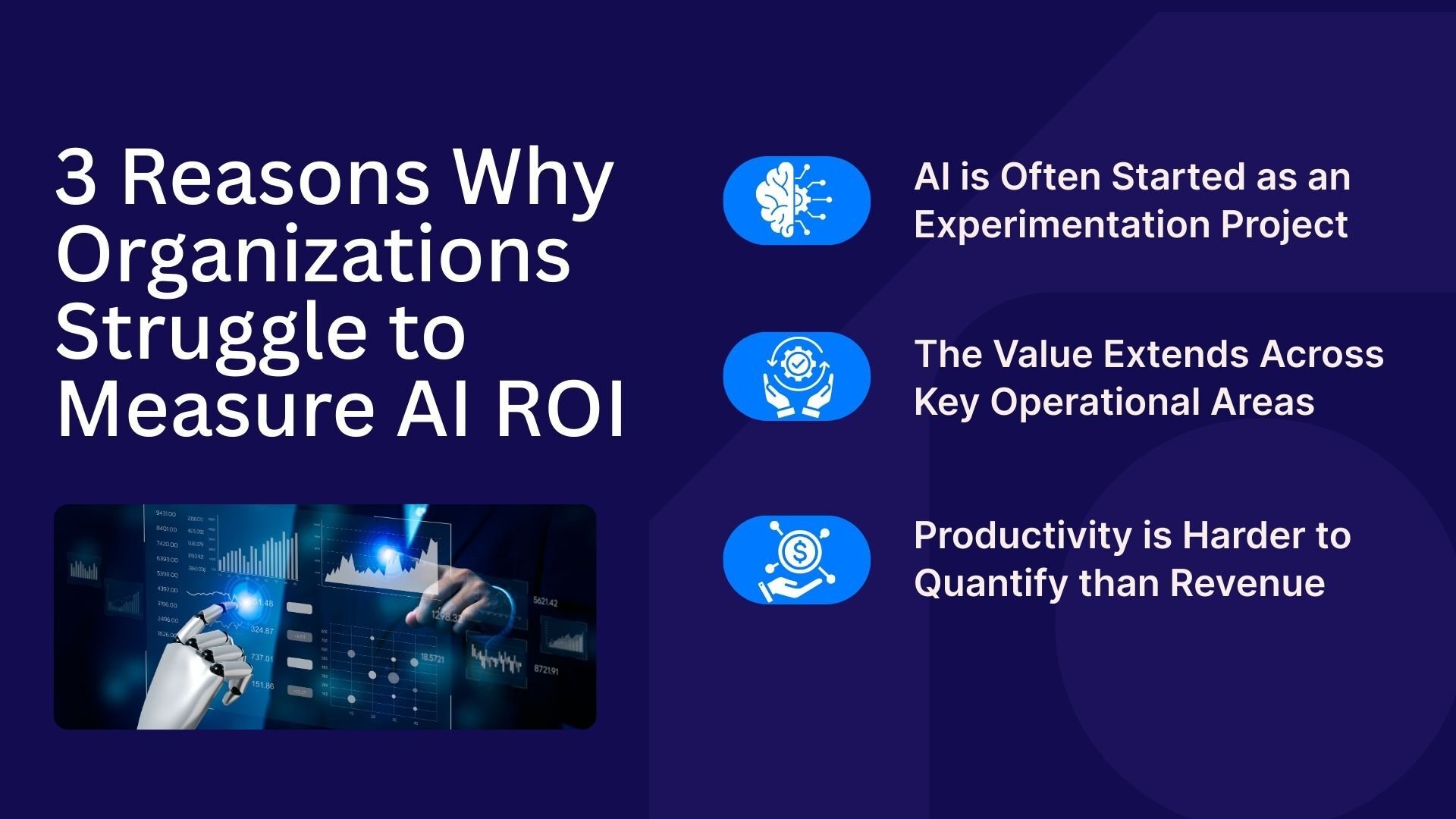Reasons Why Organizations Struggle to Measure AI ROI