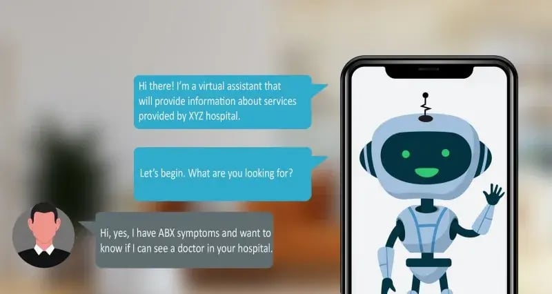 AI based user support feature in healthcare application