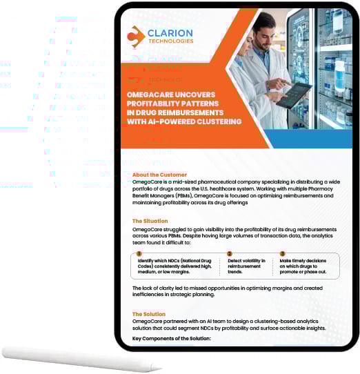 AI based clustering solution for drug reimbursement