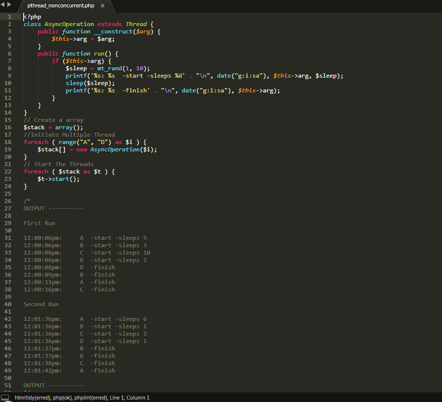 How To Implement Multithreading In PHP