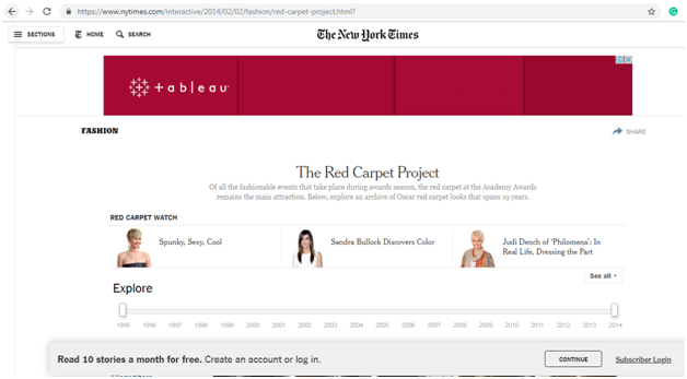 react js websites - New York Times