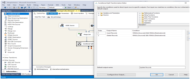 Step 7: Conditional Split tool