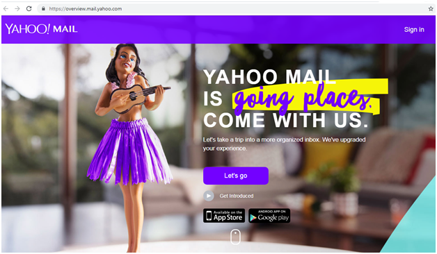 react js websites - Yahoo mail
