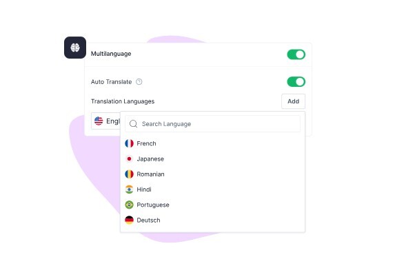 Multilingual and localization support in healthcare application