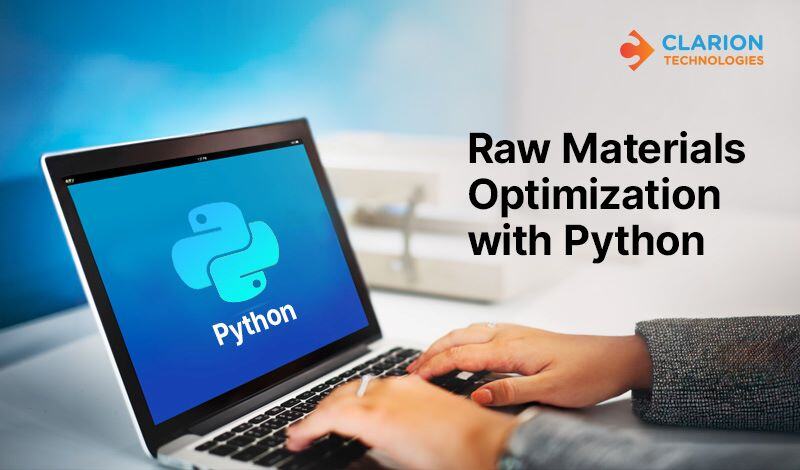 Python App Development Services for Raw Materials Optimization