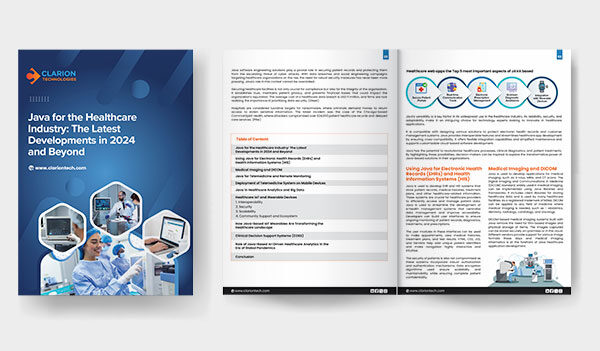 Java for the Healthcare Industry: The Latest Developments in 2024 and Beyond