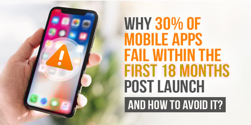 Why 30% of Mobile Apps Fail Within the First 18 Months Post-launch