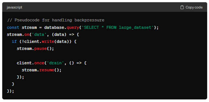 Backpressure Management