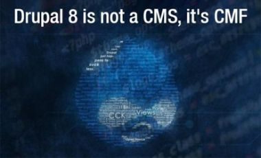 Drupal 8 Is Not A CMS, It's CMF