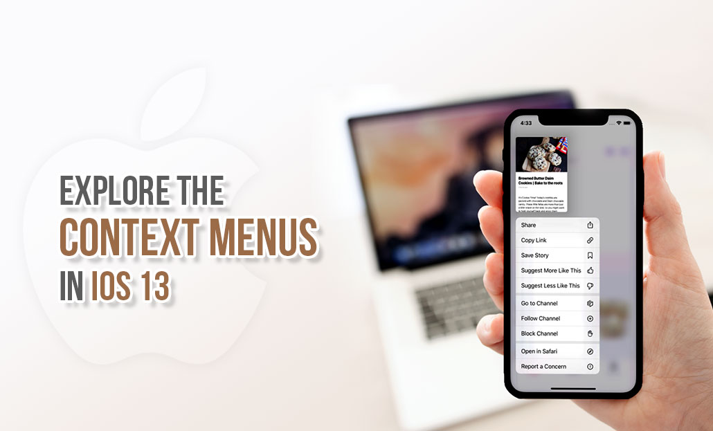 Explore the Context Menus in iOS 13
