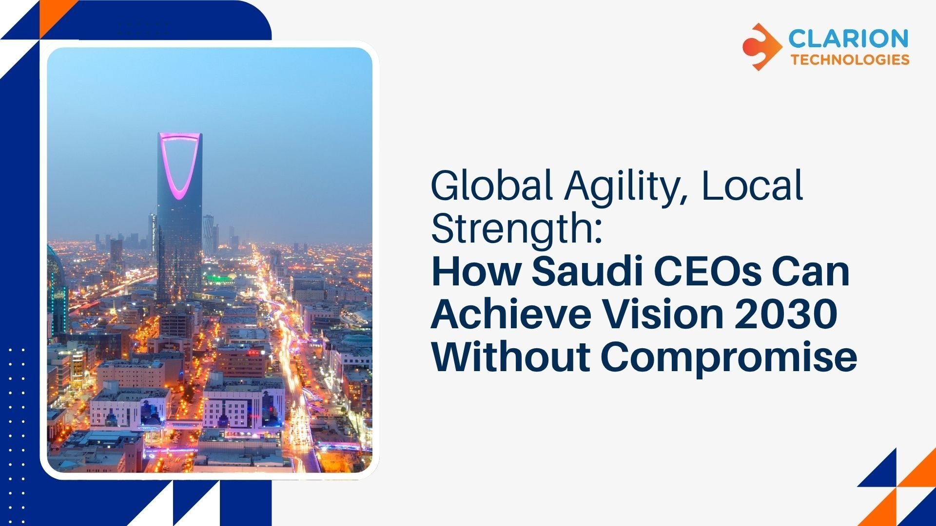 How Saudi CEOs can Achieve Vision 2030